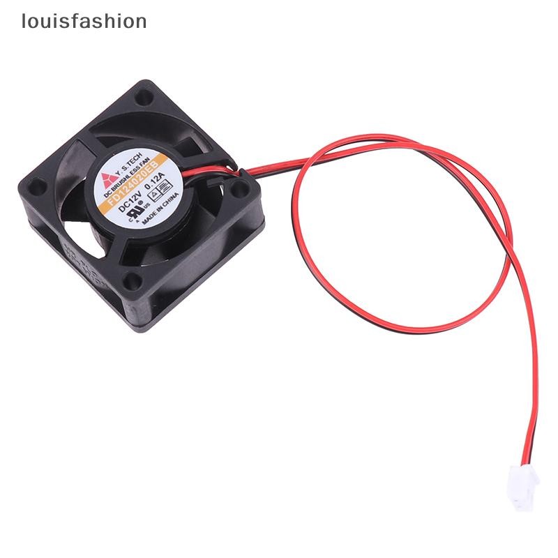 Lfth 1Pc 40*40*20mm 4cm พัดลมระบายอากาศ FD124020Eb 40204YCM 12V 0.12A 3 สายทนทานพัดลมเงียบพัดลมโบลเว