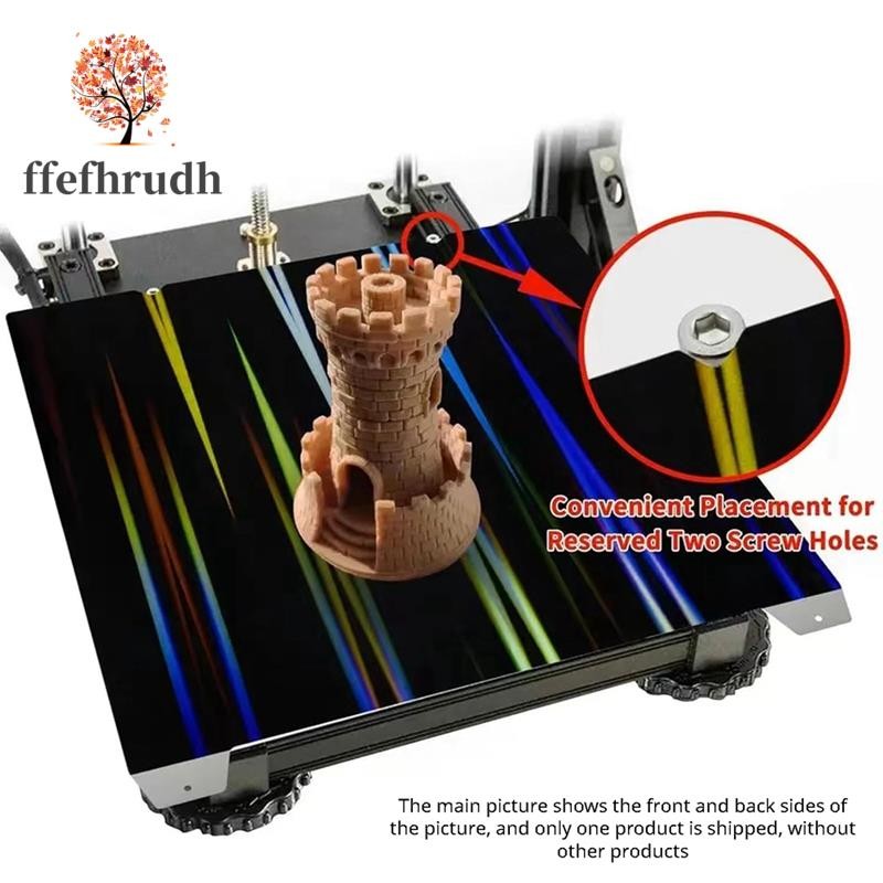 Super H1H 3D Printer Platform K1 K1C Sheet 235x235mm,Smooth H1H Build Plate Spring Steel Print Bed