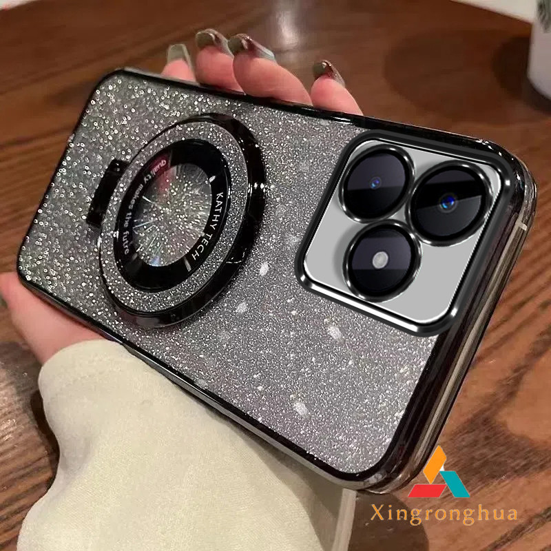 Luxury Electroplated Glitter Realme C67 C61 C63 หมายเหตุ 50 12 C65 C55 C53 C51 C12 C15 C25 C25S C21Y