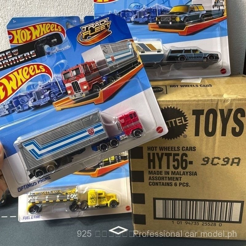 Hot Wheels Alloy Car TRACK truck Series Transformers Optimus Prime รถของเล่น ModelHYT56 pbfn