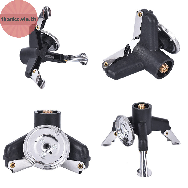 Thankswin Outdoor Camping แก๊สการใช้กระป๋องเตาสามารถ Burner ขาตั้งกล้องอะแดปเตอร์แปลง th
