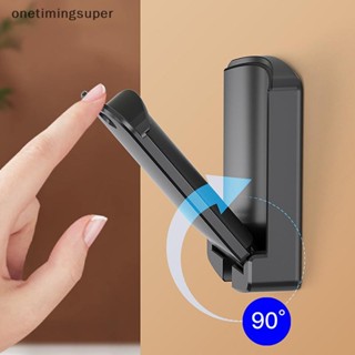 Onetimingsuper ใหม่หูฟังแขวนใต้โต๊ะติดผนังชุดหูฟังพับผู้ถือต…