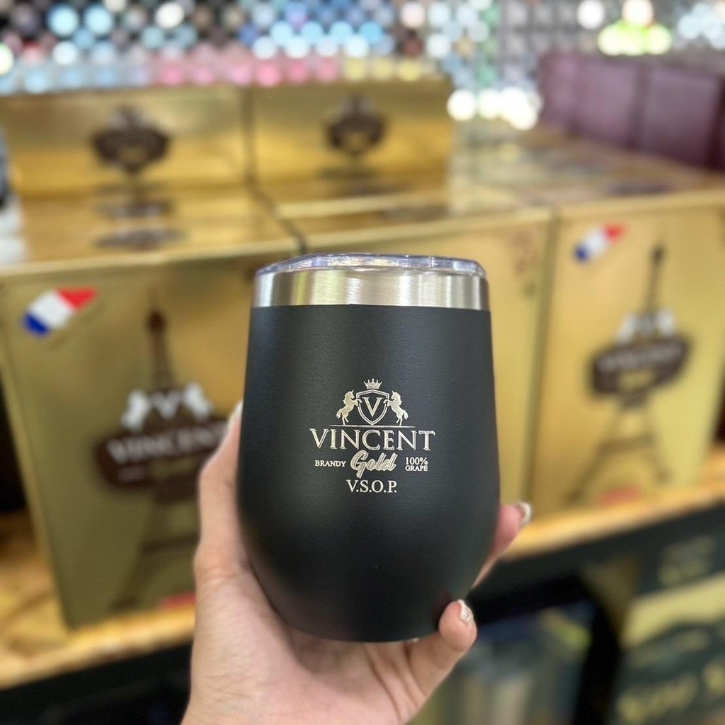 แก้วเก็บความเย็น วินเซ้นต์ ขนาด 12 oz. Tumblers ยี่ห้อ Vincent Gold จากฝรั่งเศส