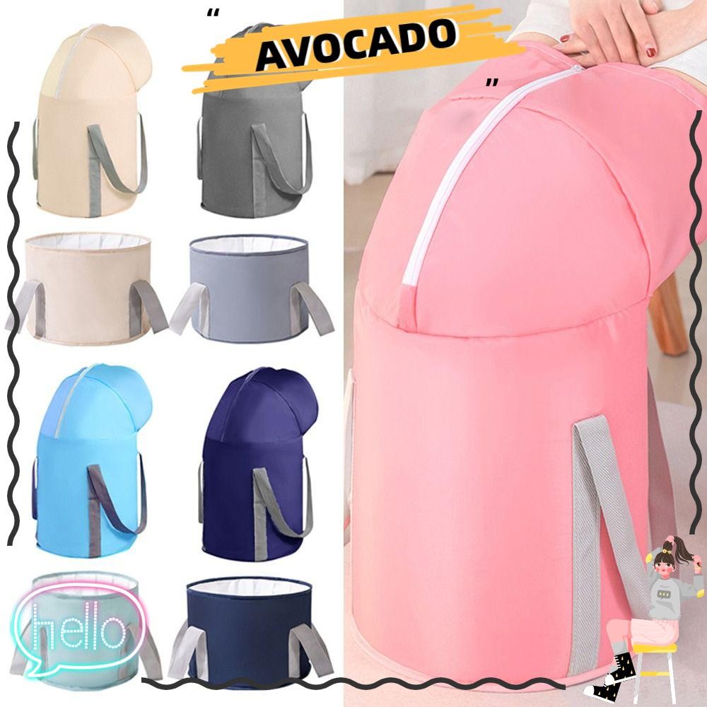 Avocarg ถุงแช่เท้า,พร้อมที่จับอ่างล้างหน้ากระเป๋าถังพับได้,ถุงล้างเท้าความจุขนาดใหญ่Anti-leakในครัวเรือนอ่างสปาเท้าผู้ใหญ่