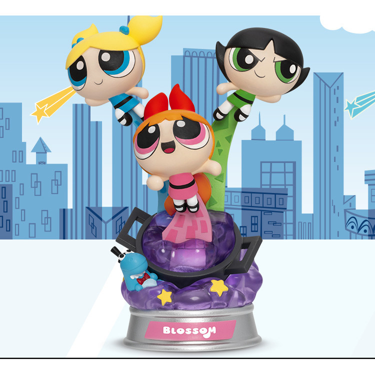 【OMG】 TOP TOY Powerpuff Girls Series Blind Box molly xthe powerpuff girls กล่องตาบอด TOP Toy Feitian