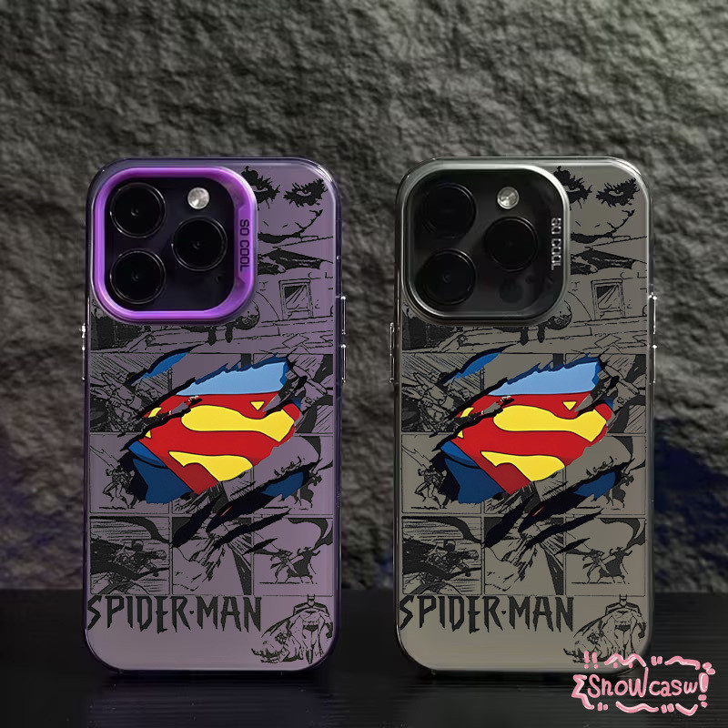 แฟชั่นสุดเท่ซุปเปอร์แมนป้ายกร เคสRedmi 12 12C 9A 10C A1 13 10A 9 A2 10 9T 9C NFC Note 10 8 11 9 13 12 Pro Max Mi 11 Lite