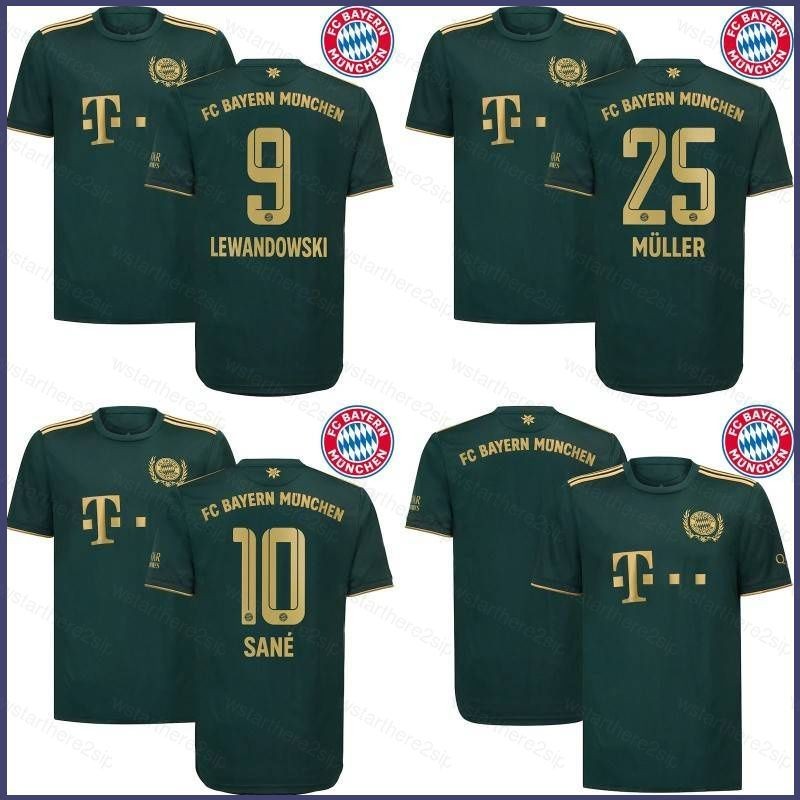 2020-2021 Bayern München Oktoberfest เสื้อฟุตบอล Tshirt Tops Lewandowski Sane Muller เสื้อฟุตบอลกีฬา