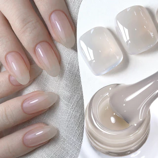 Born Pretty Jelly Nail Gel Polish Spring Summer Black White Colours Glitter Soak Off Led กึ่งถาวร
