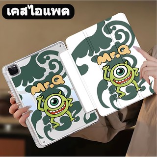 เคสไอแพด Triple-fold มีลวดลายด้านหลัง for Air6 Air5 Air4 gen10 gen9 gen8 Gen7 gen6 gen5 Air3 Pro11 Pro12.9 Pro13 Air11 Air13 2024 เเข็ง ใส ไม่เหลือง!! น่ารัก เคสสำหรับไอแพด