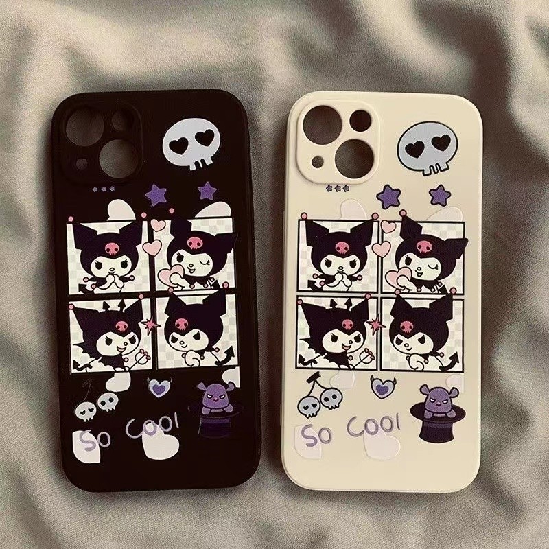 เคส Tecno Spark GO 1 POP 9 Spark GO 2025 Spark 30C YT49A Kuromi การ์ตูนคู่สไตล์ซิลิโคนทนต่อการตกปกอ่อนเคสโทรศัพท์