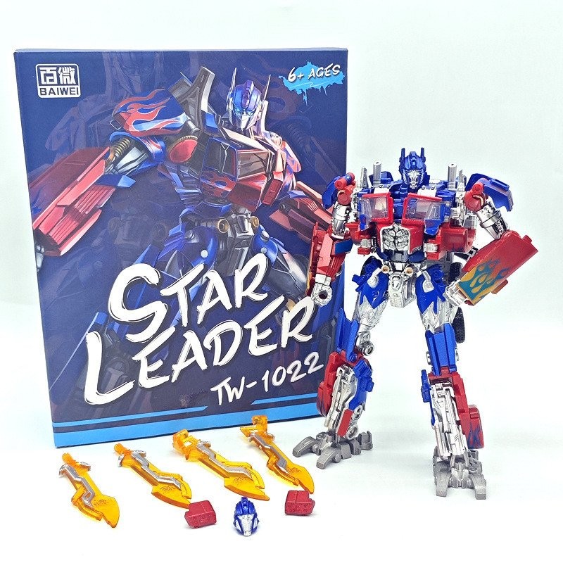หุ่นยนต์แปลงร่าง รถเปลี่ยนหุ่นยนต์ Optimus Prime Bumblebee Starfire Hound Action Figure ของเล่นร้อยเสา Micro Wing