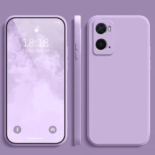 เคส OPPO A96 A76 สีทึบ OPPO A76 A96 เคสซิลิโคนป้องกันการตกสีธรรมดาเรียบง่าย YT