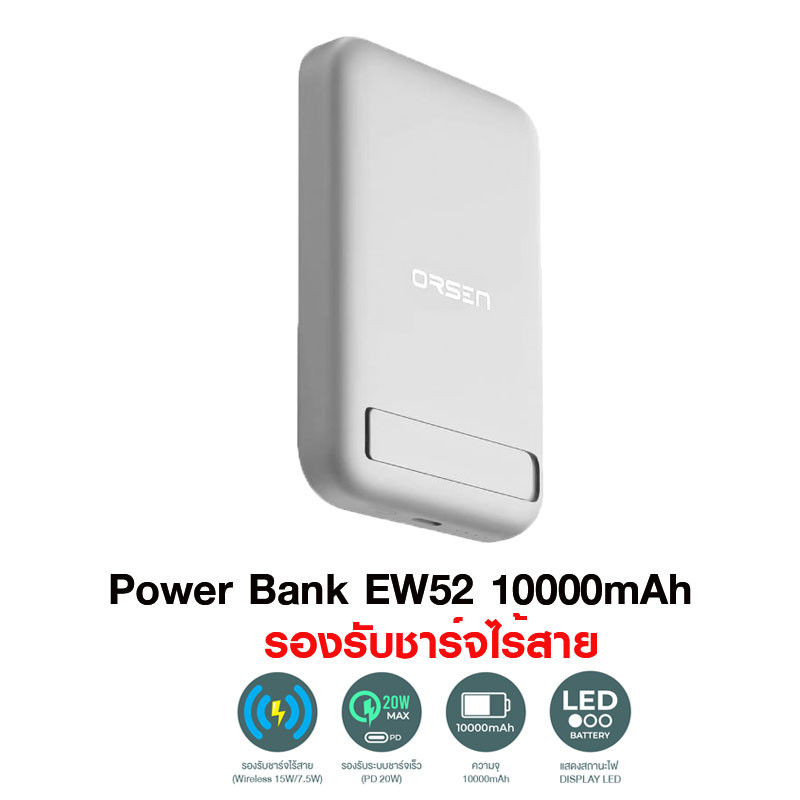 620บ. โค้ดคุ้ม Orsen Eloop Store EW52 EW56 แบตสำรอง รูปที่ 4