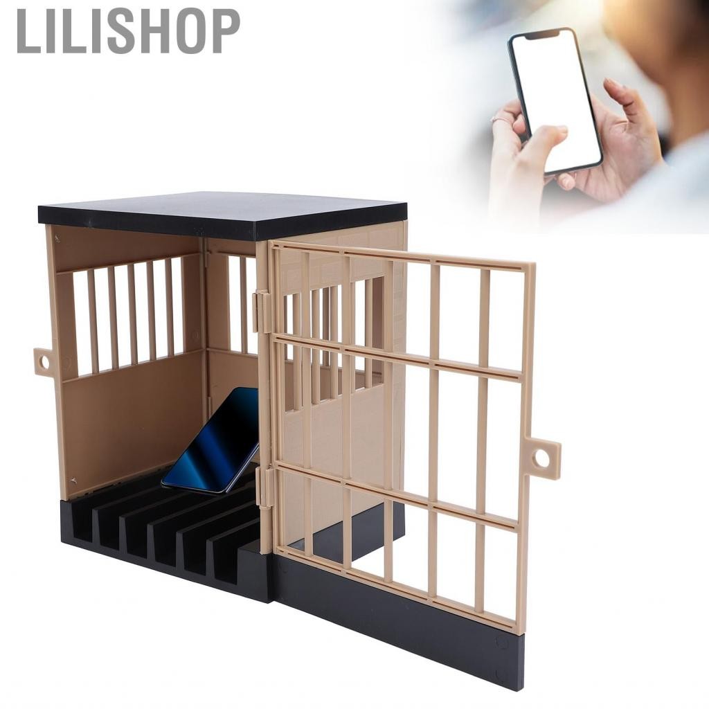 Lilishop กล่องล็อคโทรศัพท์มือถือพร้อมที่เก็บกุญแจแบบพกพาสำหรับห้องเรียนแบบล็อคได้