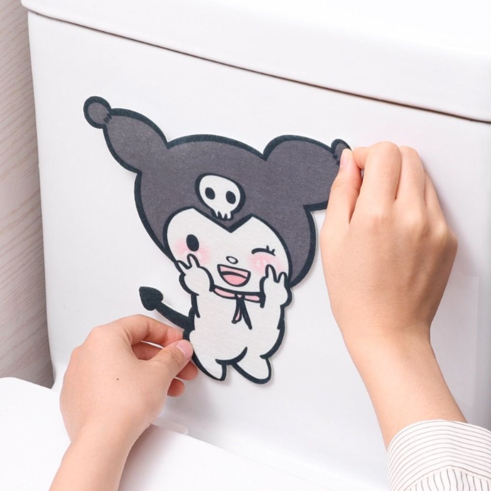 กุหลาบลาเวนเดอร์มะนาวหอมสติ๊กเกอร์ตกแต่งห้องน้ําเป็นมิตรกับสิ่งแวดล้อมการ์ตูนสัตว์คุโรมิ ซินนามอนโรล เคที ห้องน้ําสติกเกอร์อโรมา - รูปที่ 4