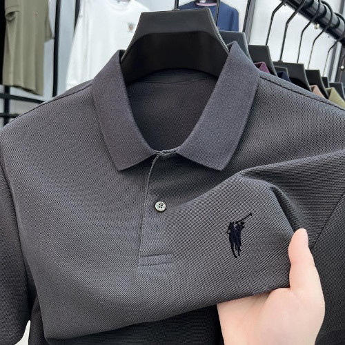 Becoolman เสื้อโปโลผู้ชายคอปกลำลอง แขนสั้นปักลายรุ่นใหม่ เสื้อยืดเข้ารูปใส่แล้วดูผอม มีให้เลือก3สี
