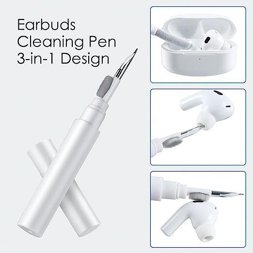 หูฟังไร้สายทําความสะอาดชุดสําหรับ Airpods Pro 1 2 3 หูฟังทําความสะอาดปากกาแปรงเครื่องมือสําหรับ Xiaomi Huawei Lenovo ชุดหูฟัง