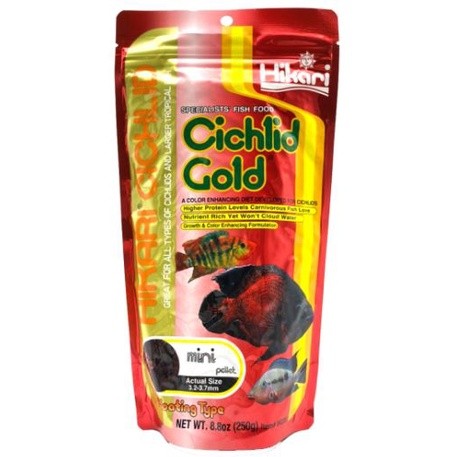 Hikari Cichlid Gold ฮิคาริ ซิคลิด โกลด์ อาหารปลาหมอสี ปลาหมอ โปรตีนสูง
