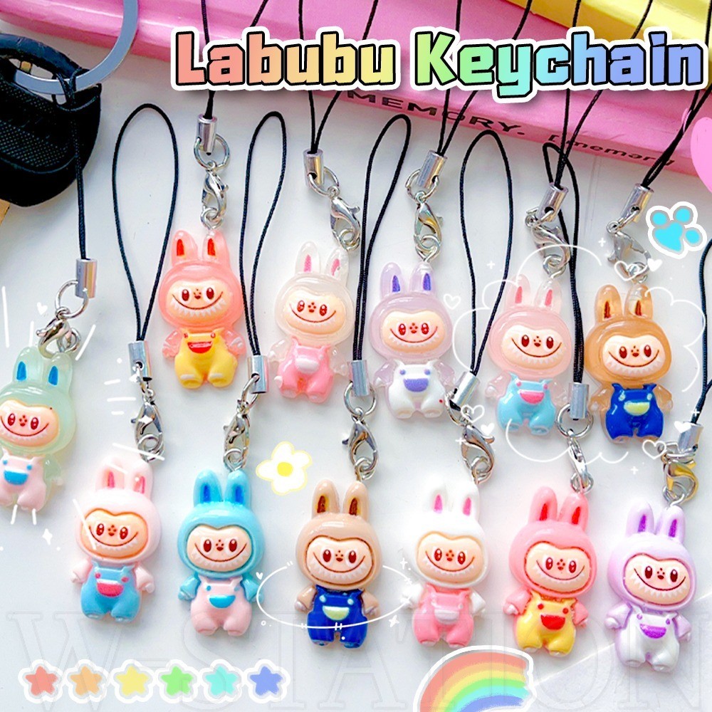 พวงกุญแจ Lamb Labubu - จี้แกะน้อยอนิเมะน่ารัก - การ์ตูน มินิ หวาน สีสันสดใส - ของขวัญพวงกุญแจสําหรับคนรัก แฟน เพื่อน - กระเป๋าเป้สะพายหลังนักเรียนแขวน Charms