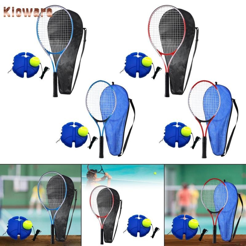 อุปกรณ์ฝึกซ้อมเทนนิส kloware กับบอลสะท้อนแสงSolo สำหรับการฝึกฝน