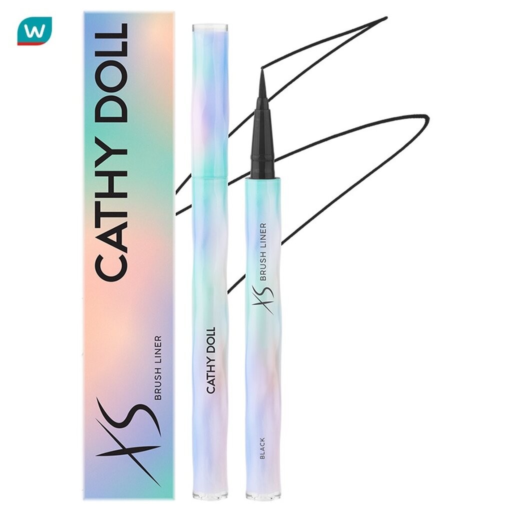 Cathy Doll เคที่ดอลล์ เอ็กซ์เอส บรัช ไลเนอร์ 0.6ก. แบล็ค