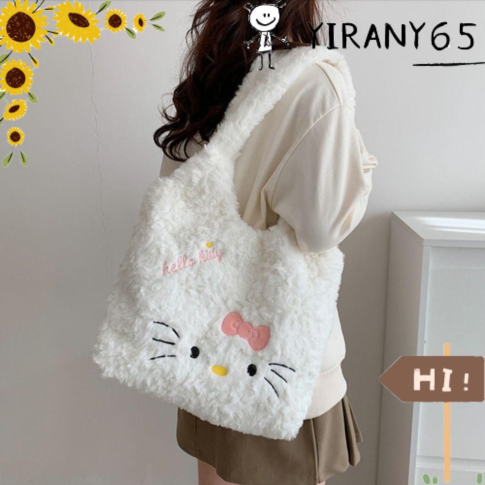กระเป๋าสะพาย YIRAN กระเป๋าถือลายการ์ตูนตุ๊กตา ของขวัญ Hello Kitty กระเป๋าโท้ตความจุขนาดใหญ่