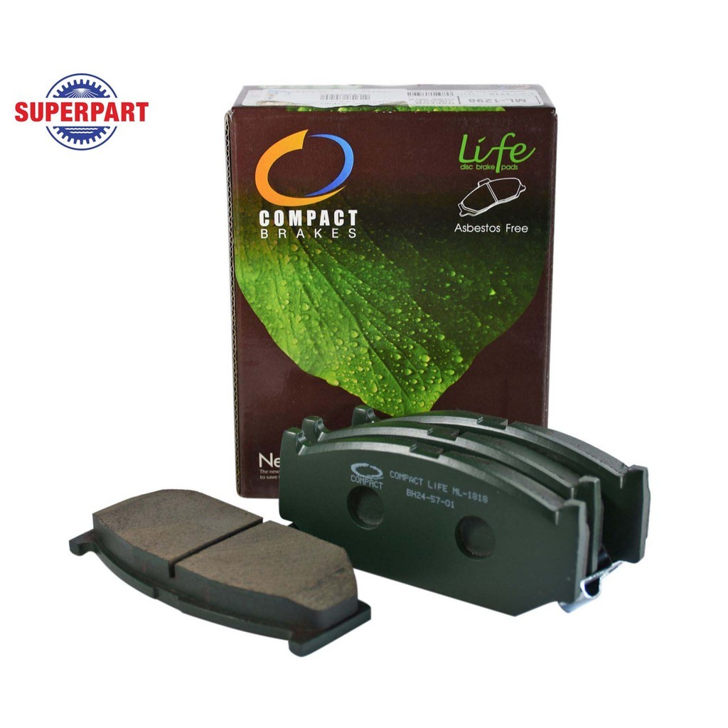 Compactผ้าดิสเบรคหน้า SWIFT 10 11(1.5) COMPACT LIFE  (ML-1818)