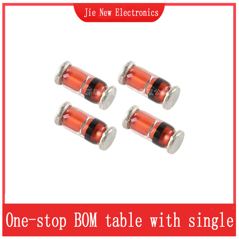 100PCS Zener Diode BZV55-C2V4 BZV55-C2V7 BZV55-C3V0 BZV55-C3V3 BZV55-C3V6 BZV55-C3V9 BZV55-C4V3  BZV