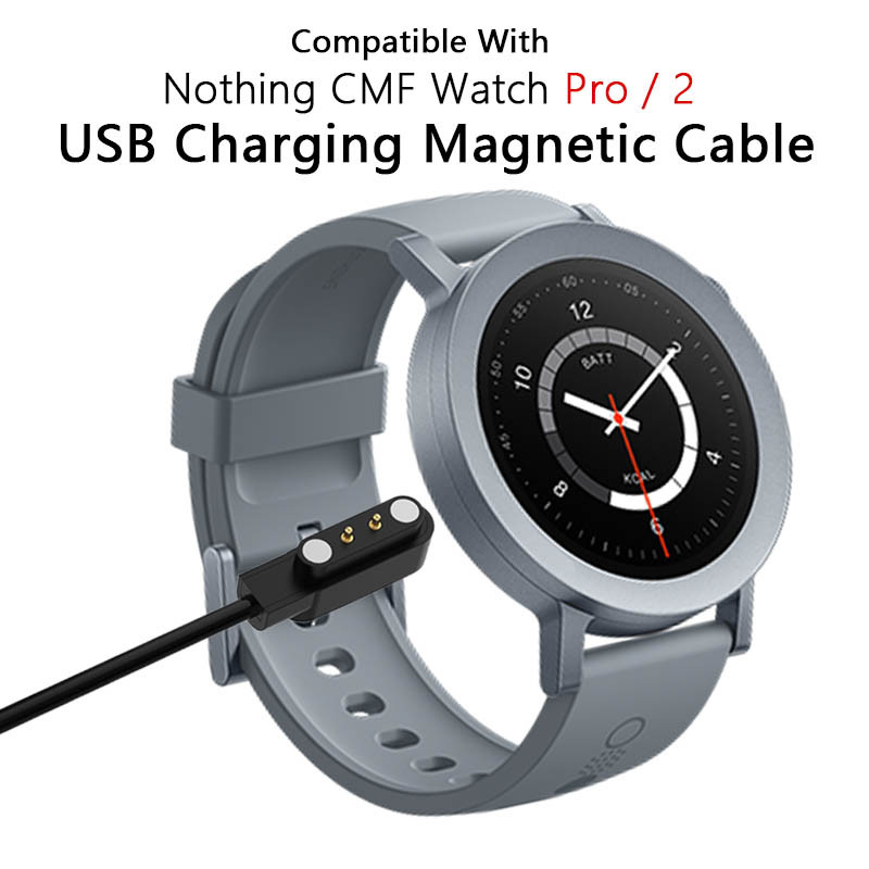 คุณภาพสูง USB ง่ายสายชาร์จสําหรับ Nothing CMF นาฬิกา 3 Pro/2 SmartWatch Magnetic Charger Dock 1 M เปลี่ยน