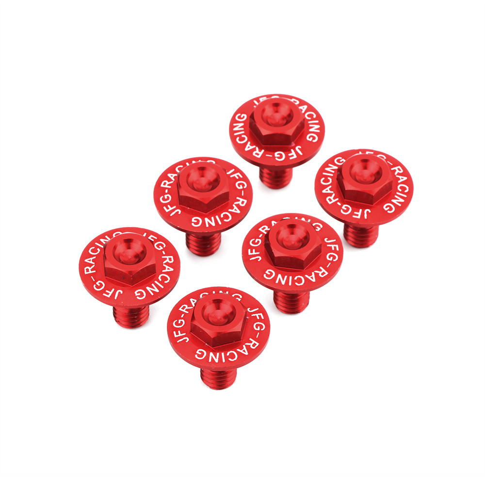 สกรูร่างกาย น๊อตยึดชุดสี น๊อตจ CR250R CRF250R CRF250X CRF450R CRF450RX CRF450X CR125R อุปกรณ์ตกแต่งร