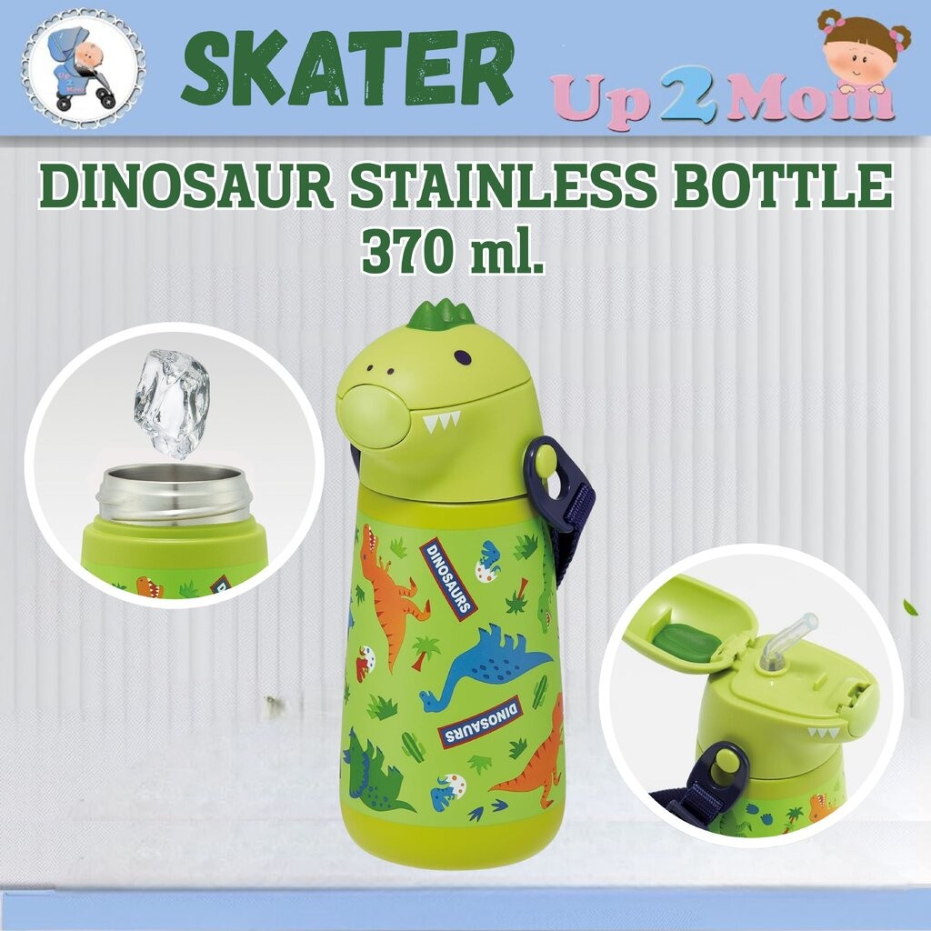 กระติกน้ำ Skater stainless Straw Bottle 370ml กระติกน้ำเก็บร้อน/เย็น