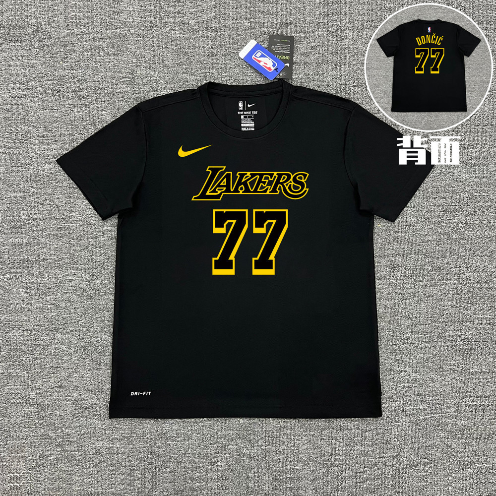 เสื้อทีม Los Angeles Lakers สไตล์ Star Wars แห้งไว เสื้อแขนสั้นสำหรับการฝึกซ้อมและสวมใส่ง่าย