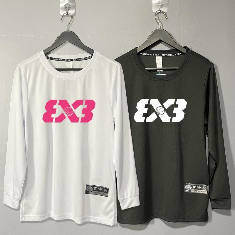 เสื้อยืดฝึกบาสเกตบอลแขนยาว สำหรับผู้ชาย น้ำหนักเบาทึ้งทน ระบายอากาศได้ดี เหมาะสำหรับการเล่นและฝึกฝน