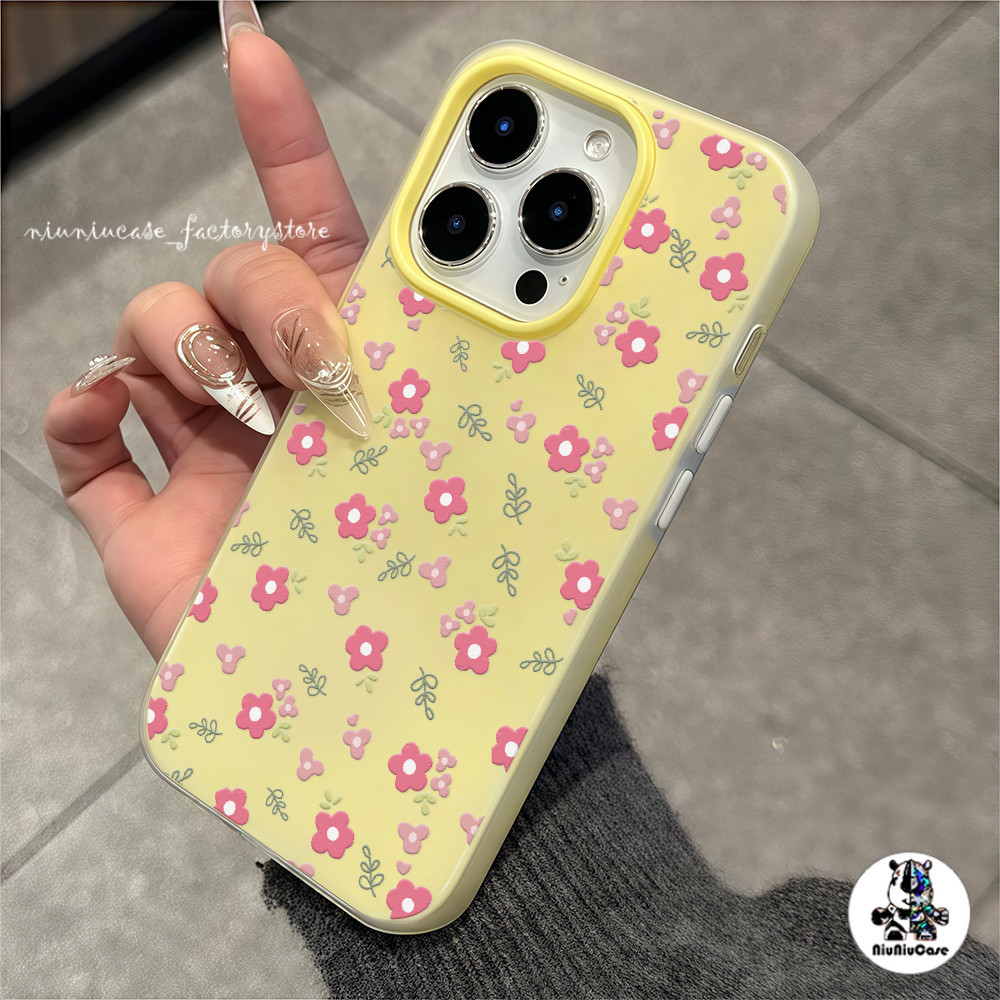 ขนมเยลลี่เรียบง่าย ดอกไม้เต็มจอ For IPhone 11 15 16 12 13 14 Pro Max Plus เคส เคสไอโฟน กันกระแทก ซิลิโคน โทรศัพท์ปกหลัง ราคา ถูกที่สุด ดีลบีเคเค แกลเลอรีภาพที่ 7
