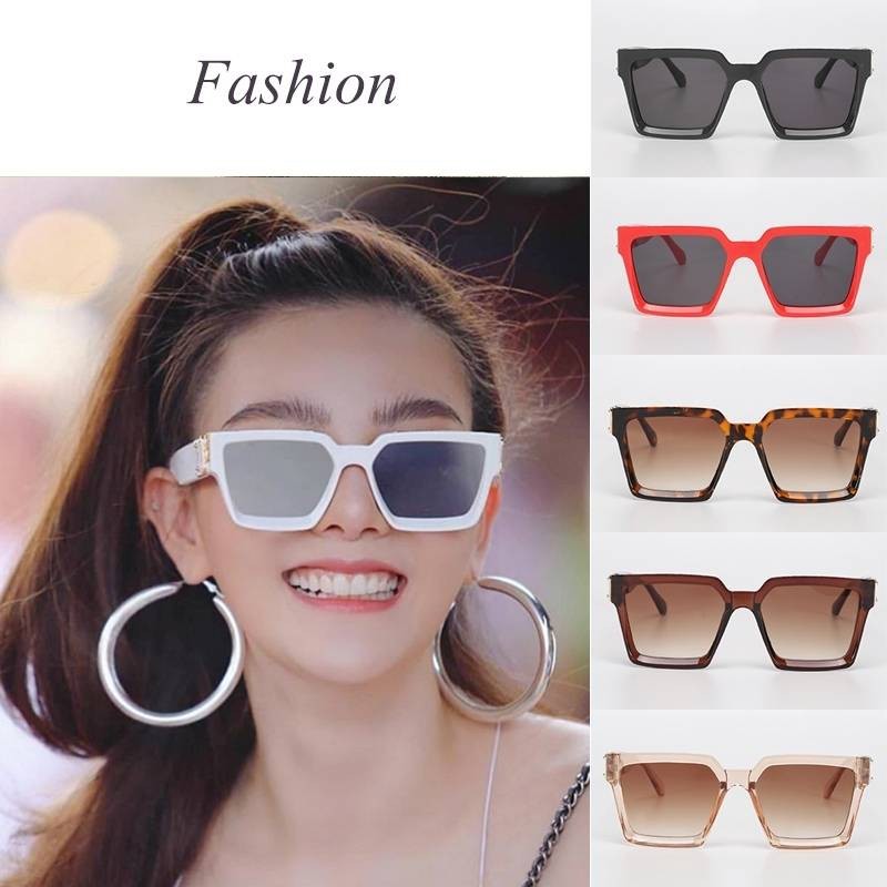 ต่างหูต้องคู่กับแว่น! แว่นกันแดดกรอบใหญ่ สไตล์แฟชั่น ใส่แล้วหน้าเล็ก ถ่ายรูปปัง5190