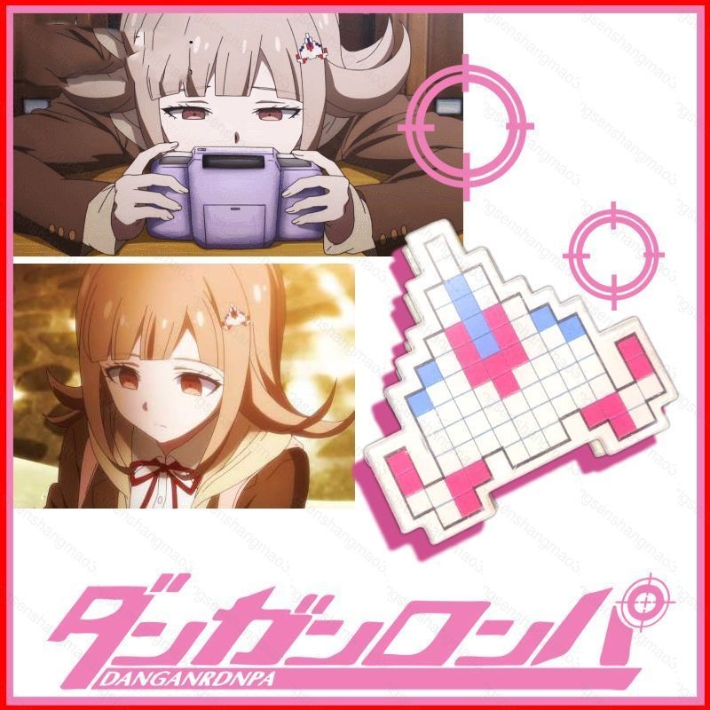 PS3 Danganronpa Nanami ChiaKi คอสเพลย์ Hairpin กิ๊บติดผมอะนิเมะแฟชั่นอุปกรณ์เสริมผม Hairpin สาว SP3
