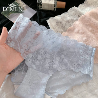 อีซีเอ็มเอ็น ผู้หญิงกางเกงชั้นในลูกไม้หวานกับผ้าฝ้ายต้านเชื้…