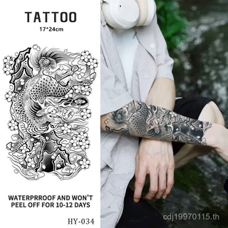 TSWJ【ZERO Tattoo】15วัน เต็มหลัง, หน้าท้อง, แขนรวม, รอยสักชั่วคราวที่ทนทาน 30 ท้องฟ้า หัวใจ วีนัส 6 เดือนเต็มชิ้นงูขาวงเจลสแกนสักสติกเกอร์