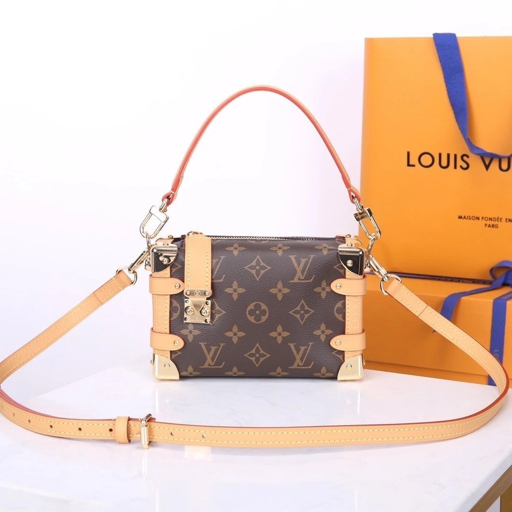 ?   001 ? ?Gu Ailing Same Style Presbyopic Soft Box Shoulder Bag Messenger Bag Underarm Bag Handbag 