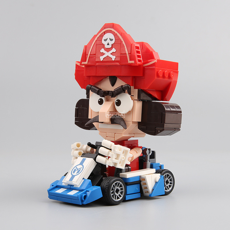 วิ่ง Kart Nostalgic Captain Game Peak Boys Girls Players ประกอบโมเดล