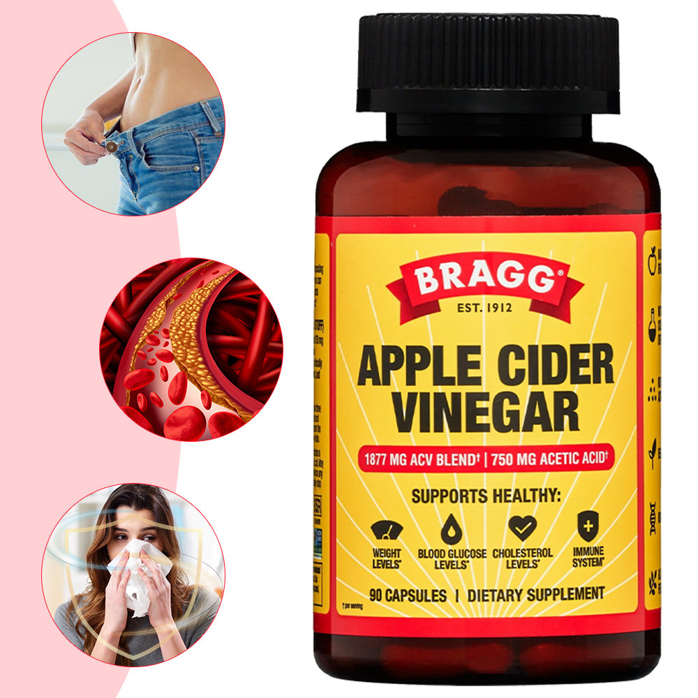 อาหารเสริม Apple Cider Vinegar- Weight Management & Cholesterol Support - Satiety