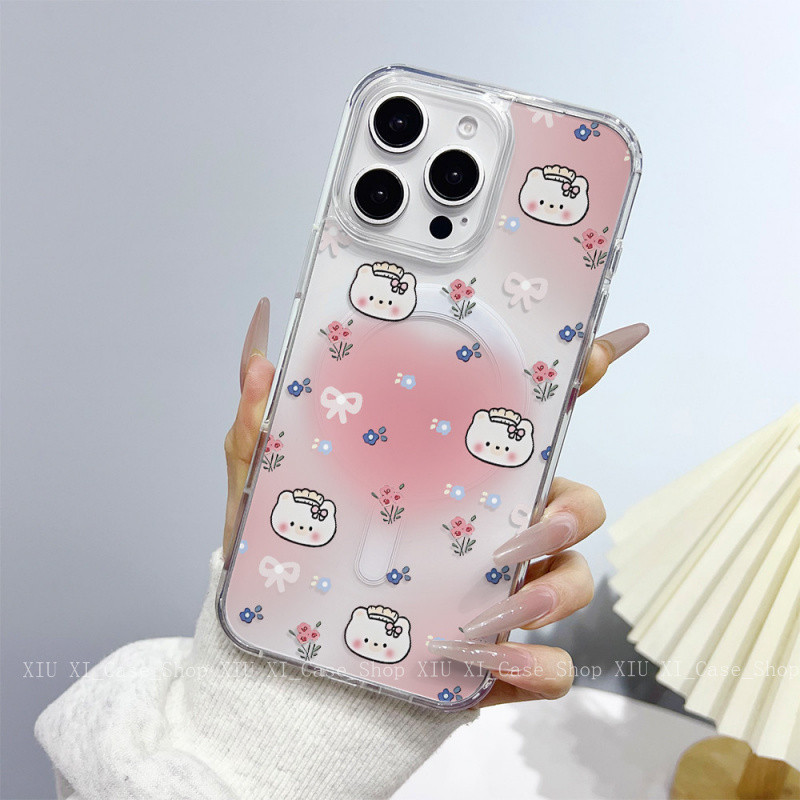 📑เคสโทรศัพท์ iPhone 16PROMAX เปลือกดูดแม่เหล็ เคสไอโฟน 16pro 13 14plus 15 PRO max 12 13pro 14promax 