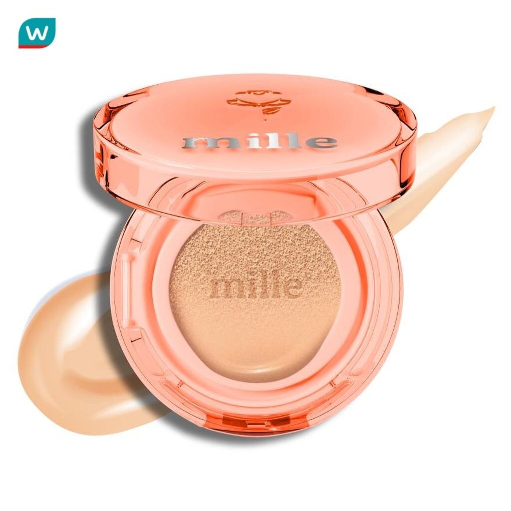 Mille มิลเล่ เพอร์เฟค โกลว์ สกิน คุชชั่น SPF50 PA+++ 14ก. 2.5 เบจ