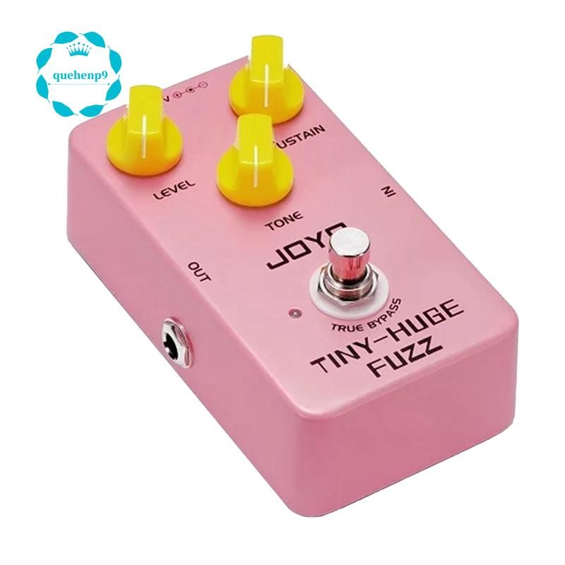 [quehenp9] -26 TINY-HUGE FUZZ Effect Pedal Level/Tone/Sutain Effect Control Vintage Fuzz Guitar Peda