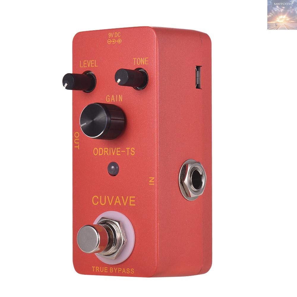 [COD] CUVAVE ODRIVE-TS Analog Overdrive Guitar Effect Pedal Zinc Alloy Shell True Bypass