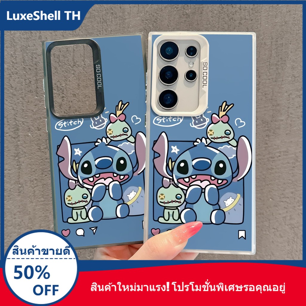 เคสโทรศัพท์ Stitch สำหรับ iPhone 16–7/8Plus และ Samsung A04E, 13, 15, 22, 34, 53, 54, 73, 05, 05s, 0