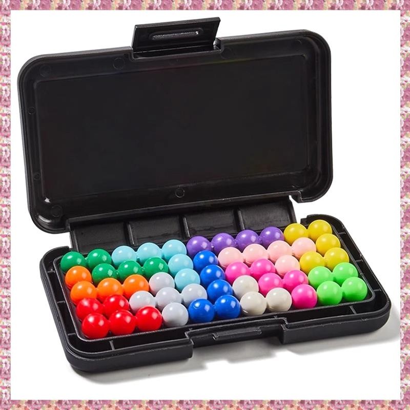 [VCR] เกม IQ พีระมิดลูกปัดมุก: แผ่นปริศนา 3 มิติท้าทาย 200 ชิ้นสําหรับเสริมทักษะลอจิกเด็ก