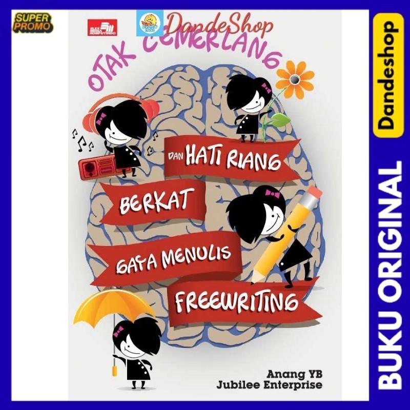 Brilliant Brain and Heart of Riang Blessings Writing Book โดย Jubilee Enterprise, Anang YB