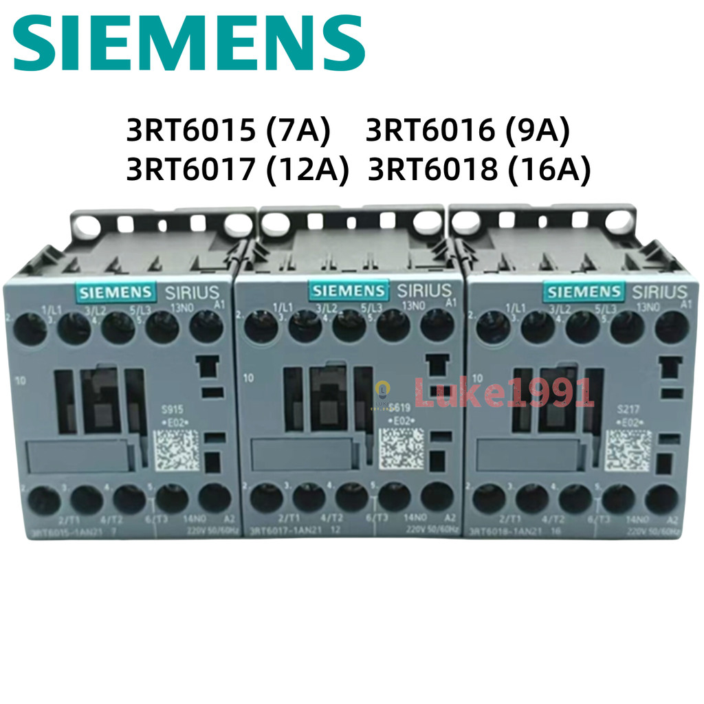 SIEMENS Contactor 3RT6015-6016-6017-6018-1AN21-1AF01-1AF02-1AN22 ใหม่เอี่ยมแท้