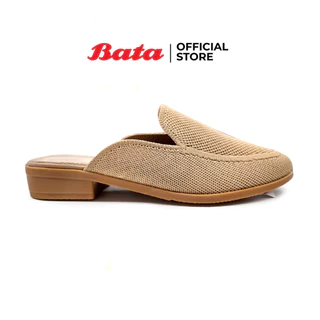 ฺBata บาจา รองเท้าสวมเปิดส้น รองเท้าลำลอง ส้นแบน สำหรับผู้หญิง รุ่น LAUPER สีน้ำตาล 5398016 สีดำ 5396016